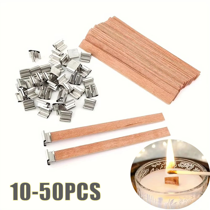 Wood Wick Crackle - 1-5 zakjes knisperende houten kaarsenlonten met