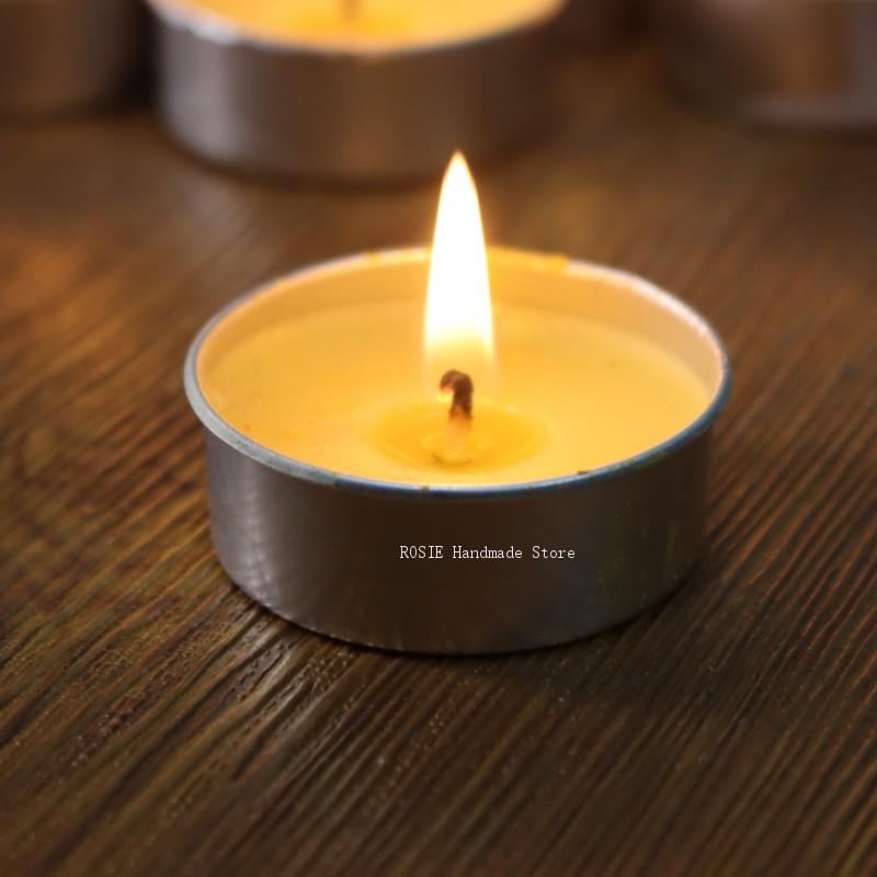 Candle Making Course - Lege Thee Wax Cirkelvormige Aluminium Doos