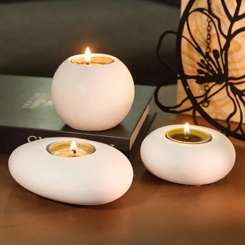 Candle Making Tools - Theelichtje kaarshouder hars siliconen mal, kristallen