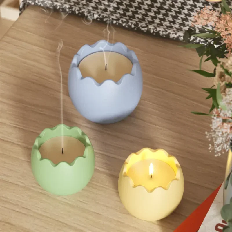 Candle Making Vessels - 2026 nieuwe Nicole bunny-topped paasei kaarsenpot