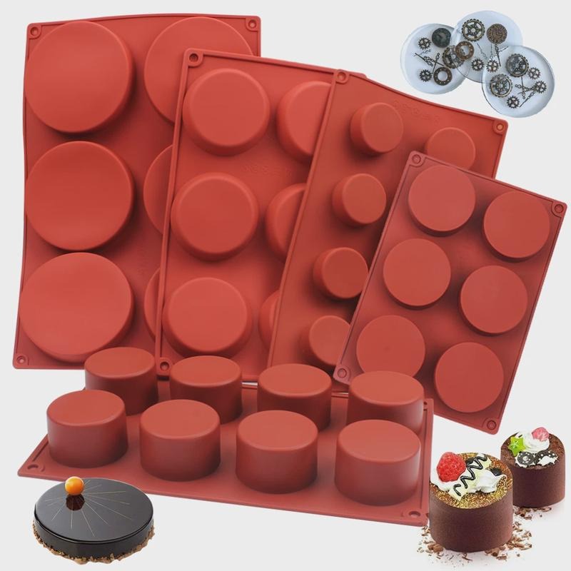 Candle Making Easy - Ronde siliconen zeepvorm DIY handgemaakte zeepmaakvorm