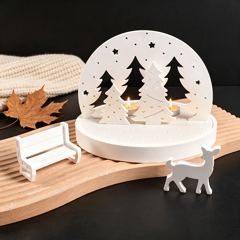 Kerst-Eland Theelicht Houder S - Candle Making Tools recensie en prijs