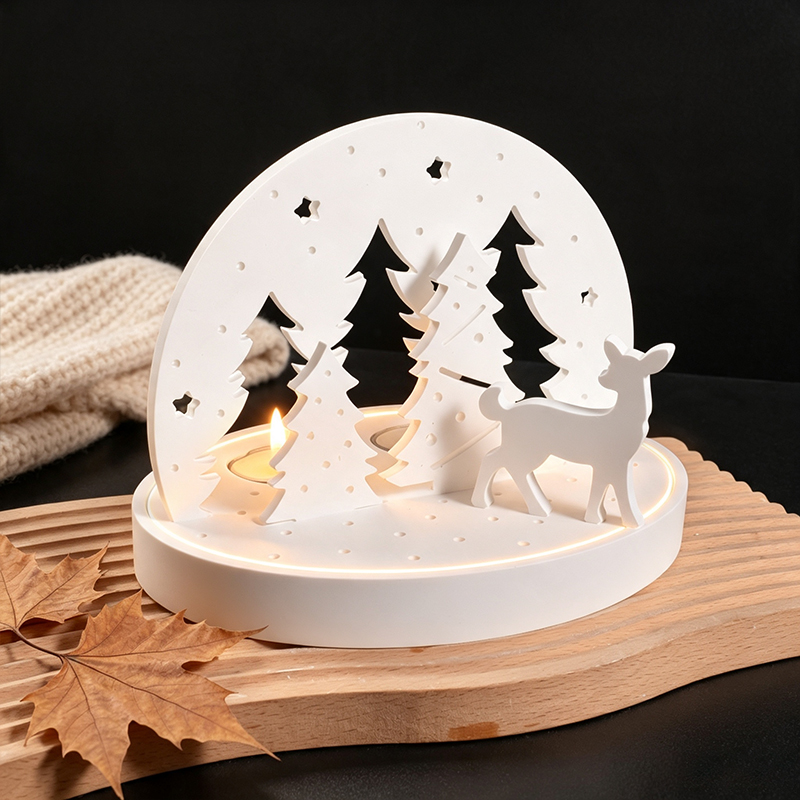 Kerst-Eland Theelicht Houder S - Candle Making Tools recensie en prijs