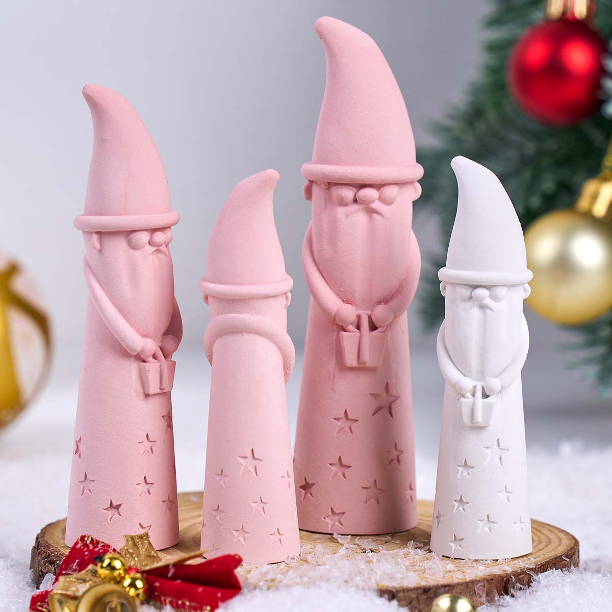 Kerstornament Gnome siliconen  - Xmas Candle Making recensie en prijs