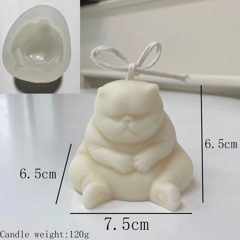 Fat Cat kaars mallen siliconen - Candle Making Fat recensie en prijs
