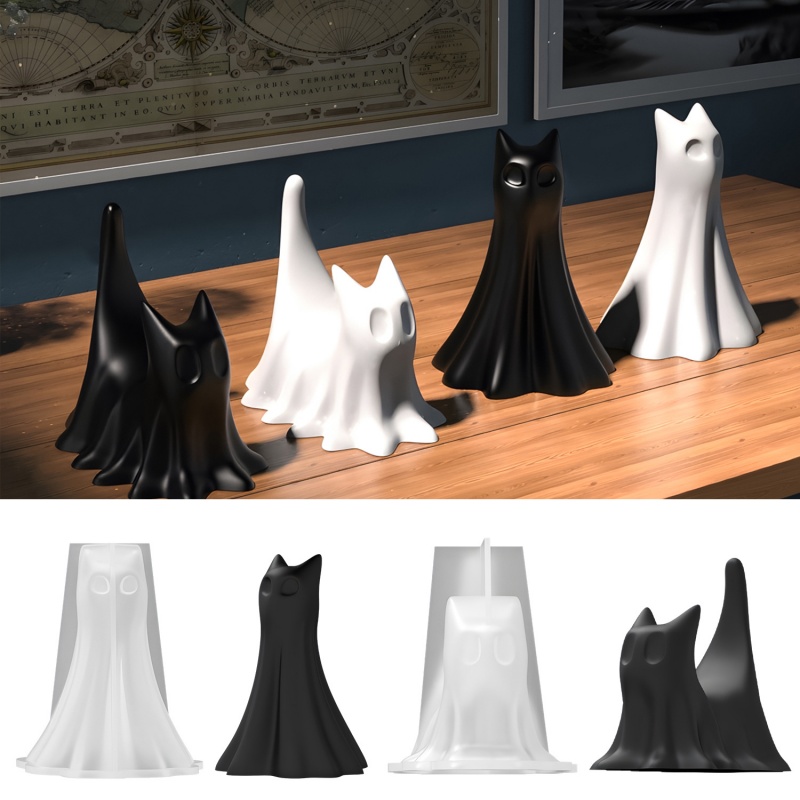 Ghost Cat Halloween Desktop Or - Candle Making Tools recensie en prijs