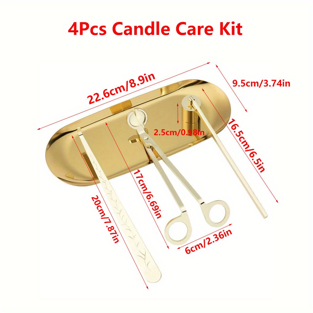 4 stks/set Luxe Kaars Care Kit - Candle Making Tools recensie en prijs