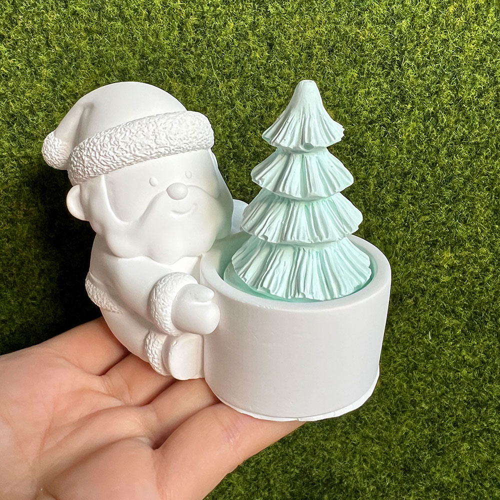 DIY Kerstman Kandelaar Silicon - Xmas Candle Making recensie en prijs