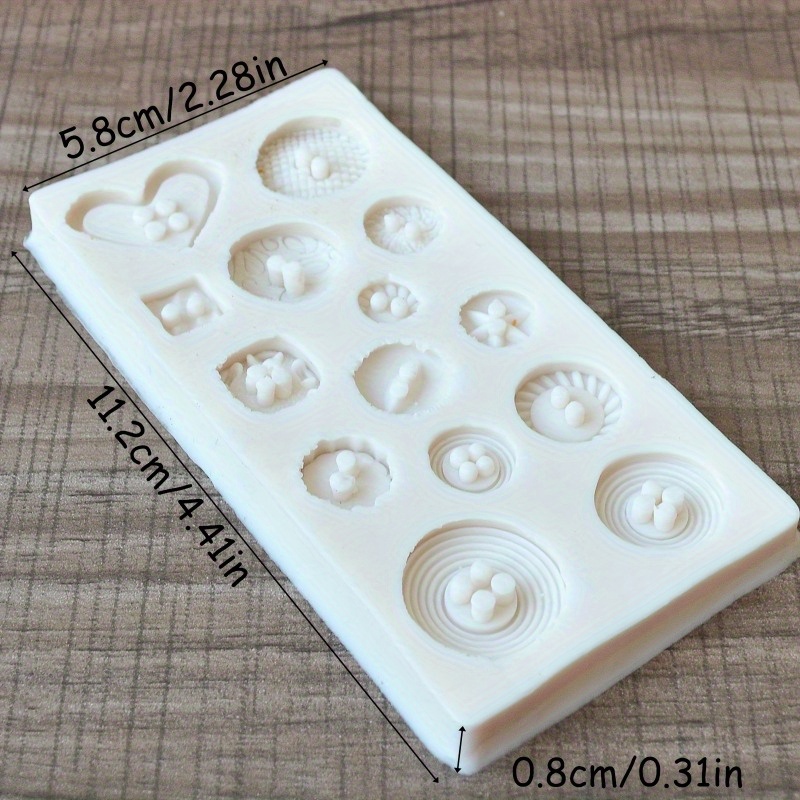 Knopvormige siliconen mal voor - Candle Making Tools recensie en prijs