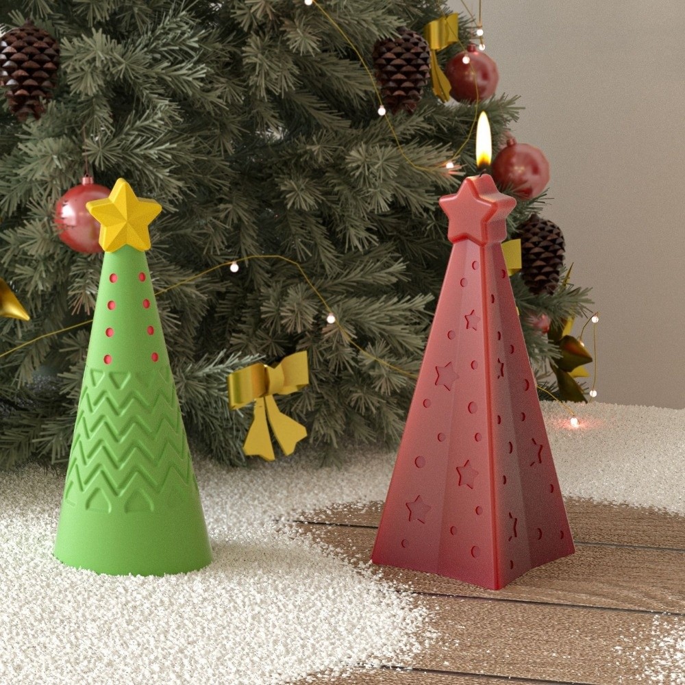 Siliconen Kerstkegel Kaars Sch - Xmas Candle Making recensie en prijs