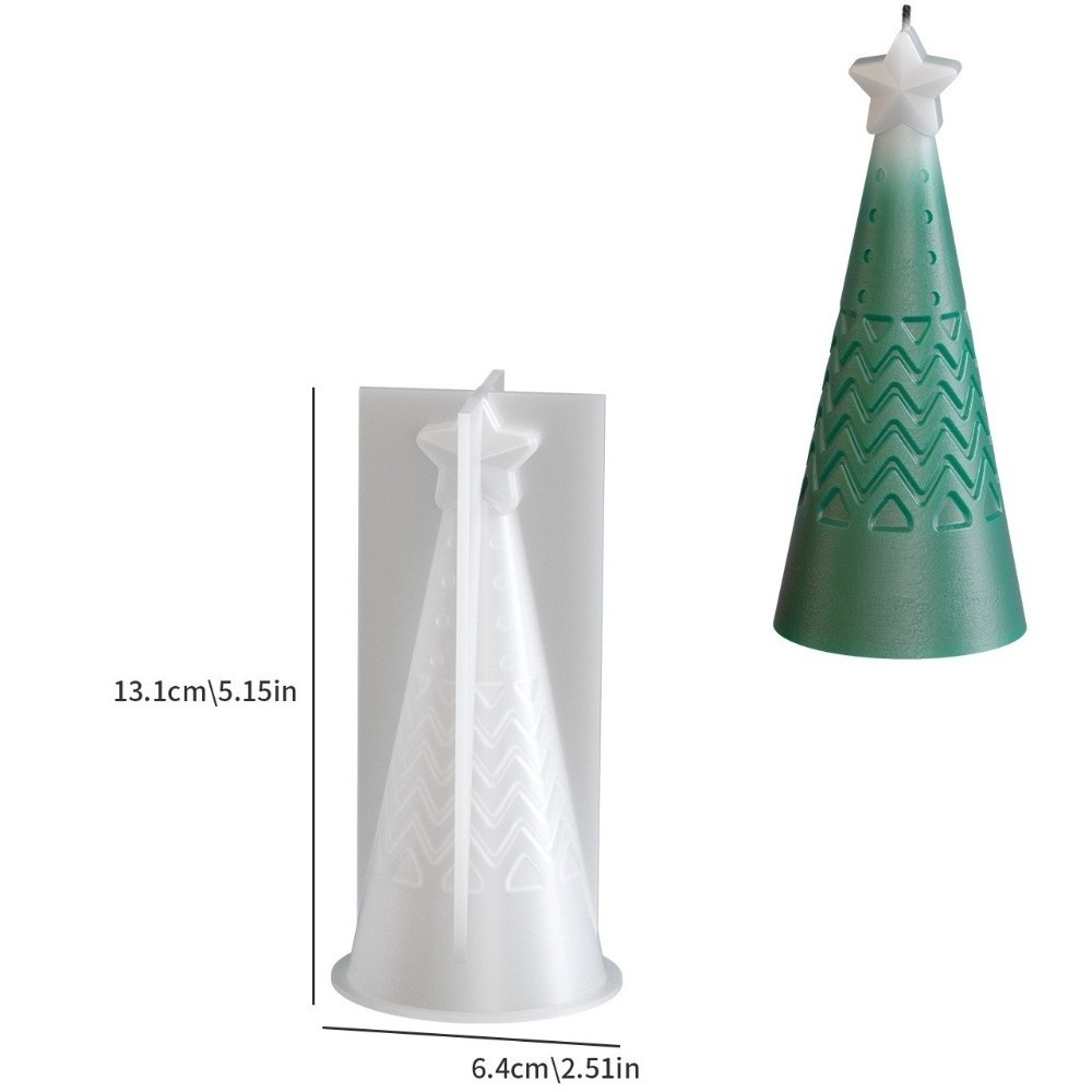 Siliconen Kerstkegel Kaars Sch - Xmas Candle Making recensie en prijs