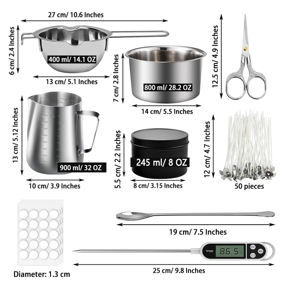 Glintmos DIY kaarsenmaakset me - Candle Making Tools recensie en prijs