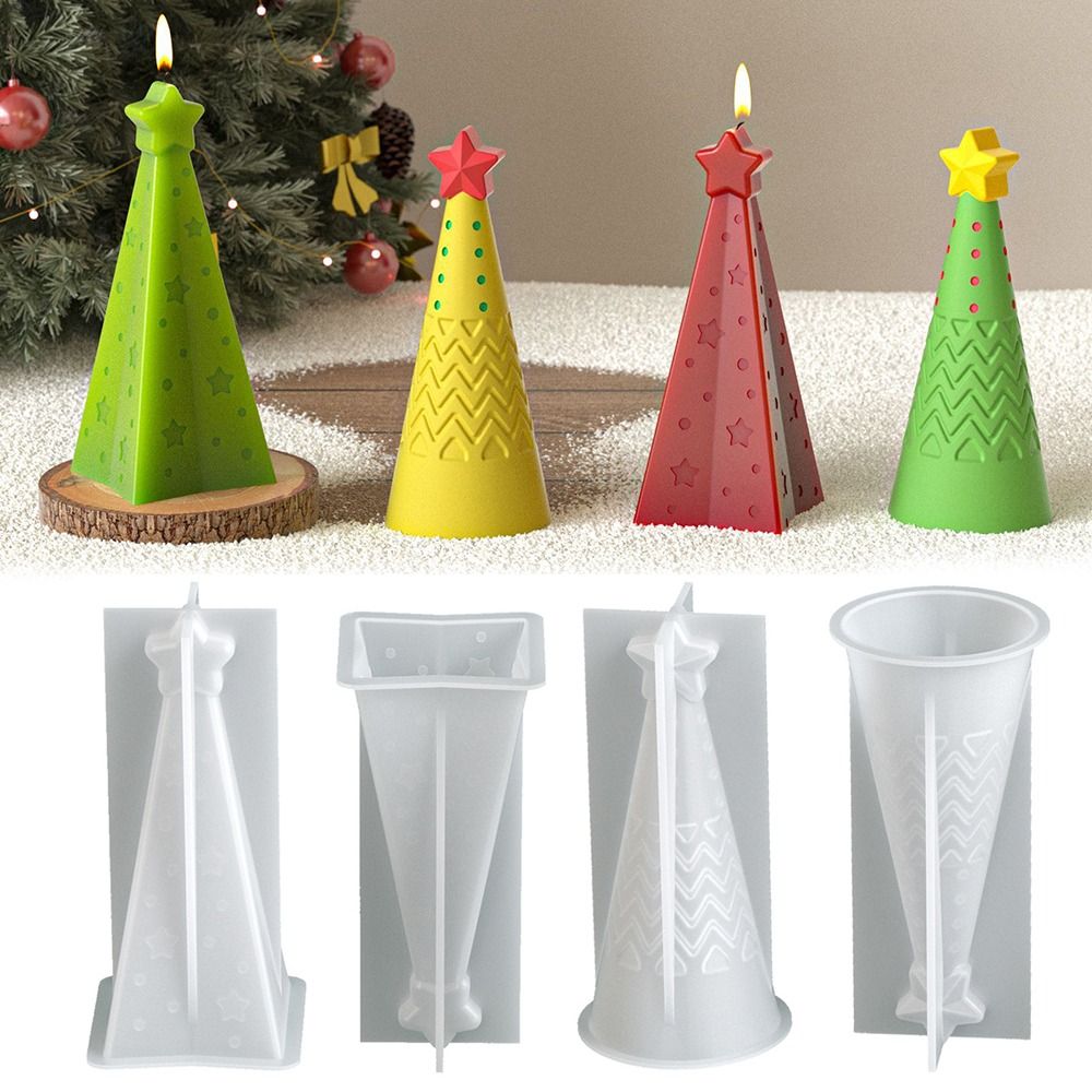 Siliconen Kerstkegel Kaars Sch - Xmas Candle Making recensie en prijs