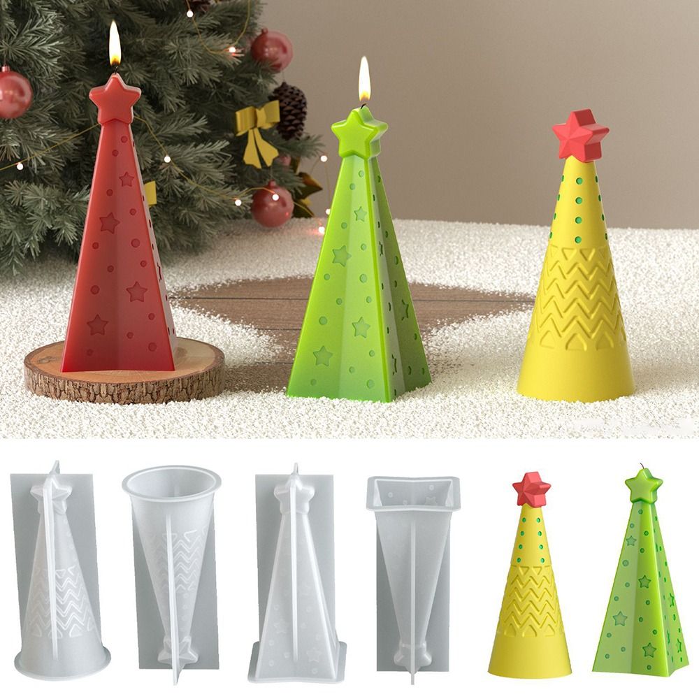 Siliconen Kerstkegel Kaars Sch - Xmas Candle Making recensie en prijs