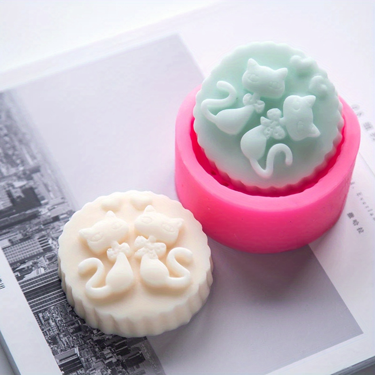 1-delige siliconen kattenvormi - Candle Making Experience recensie en prijs