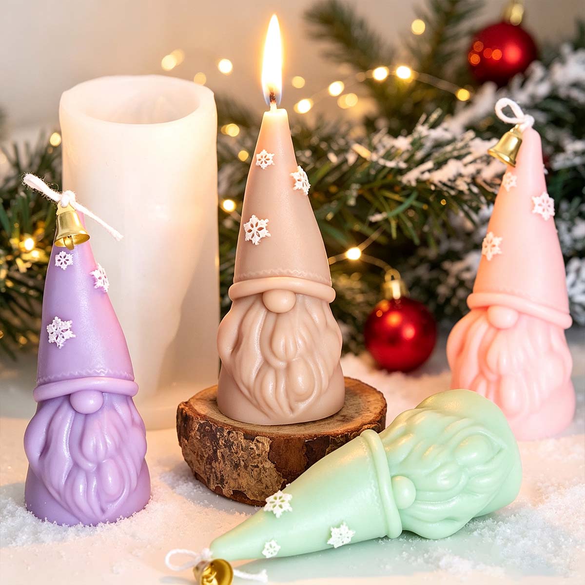 Kerstornament Siliconen Kaarsv - Xmas Candle Making recensie en prijs