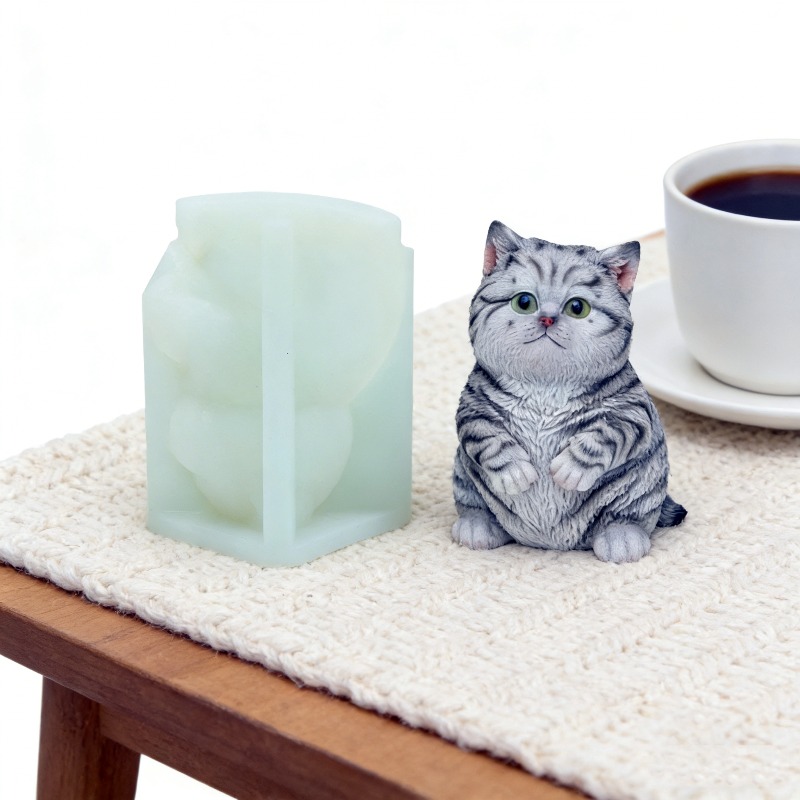DIY Staande Dikke Kat Silicone - Candle Making Fat recensie en prijs