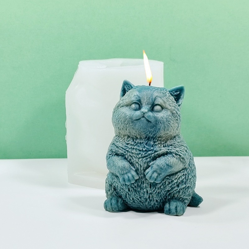 DIY Staande Dikke Kat Silicone - Candle Making Fat recensie en prijs