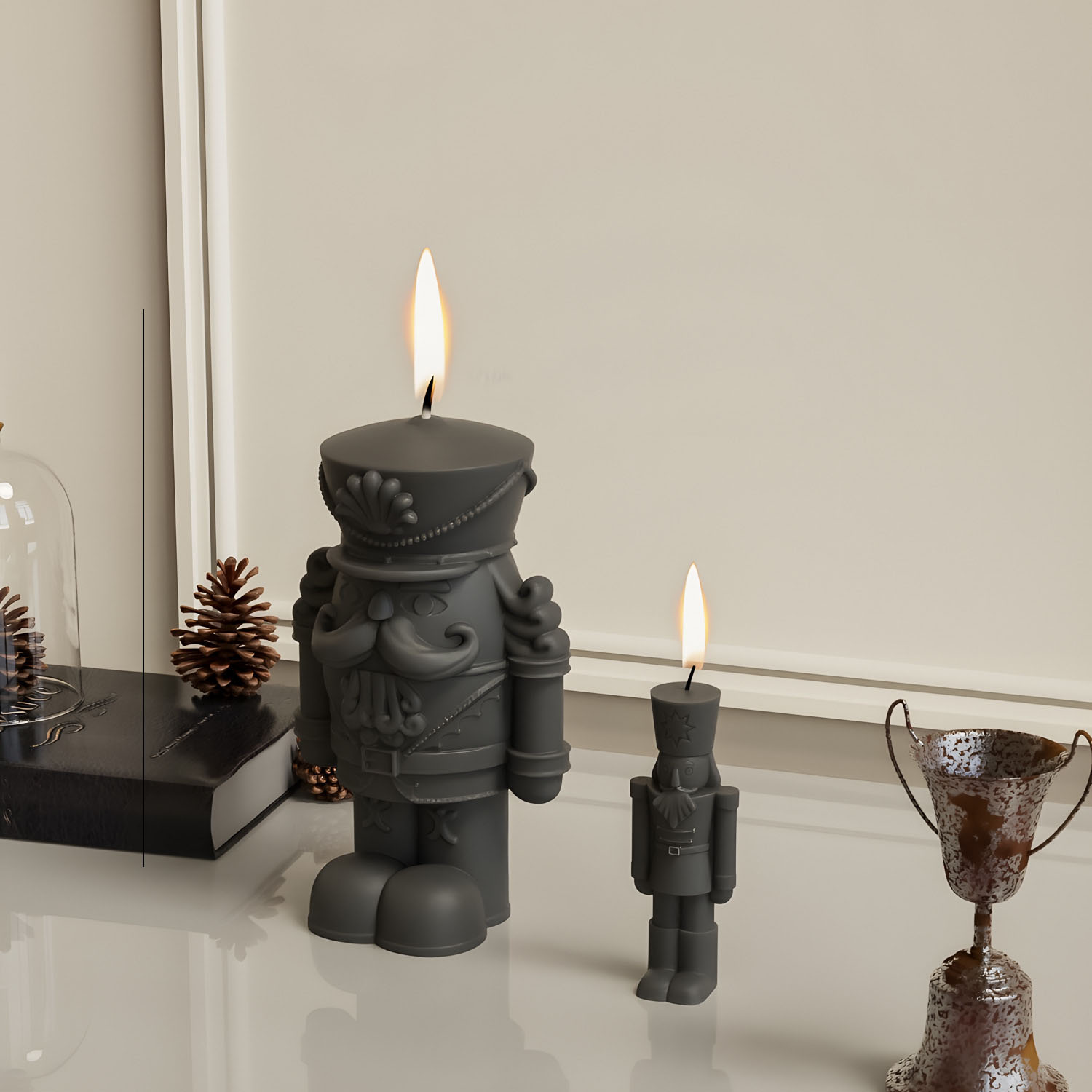 Notenkrakers Soldaat Kaars Sch - Candle Making Fat recensie en prijs