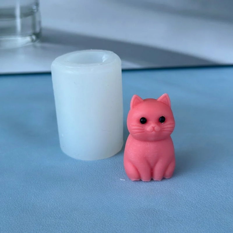3D dikke kat dieren siliconen  - Candle Making Fat recensie en prijs
