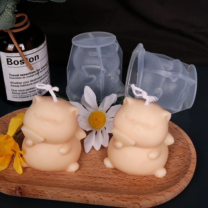 Schattige Dikke Kat Siliconen  - Candle Making Fat recensie en prijs