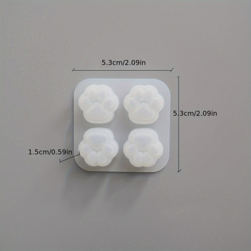 1Cat Paw Pattern siliconen mal - Candle Making Tools recensie en prijs