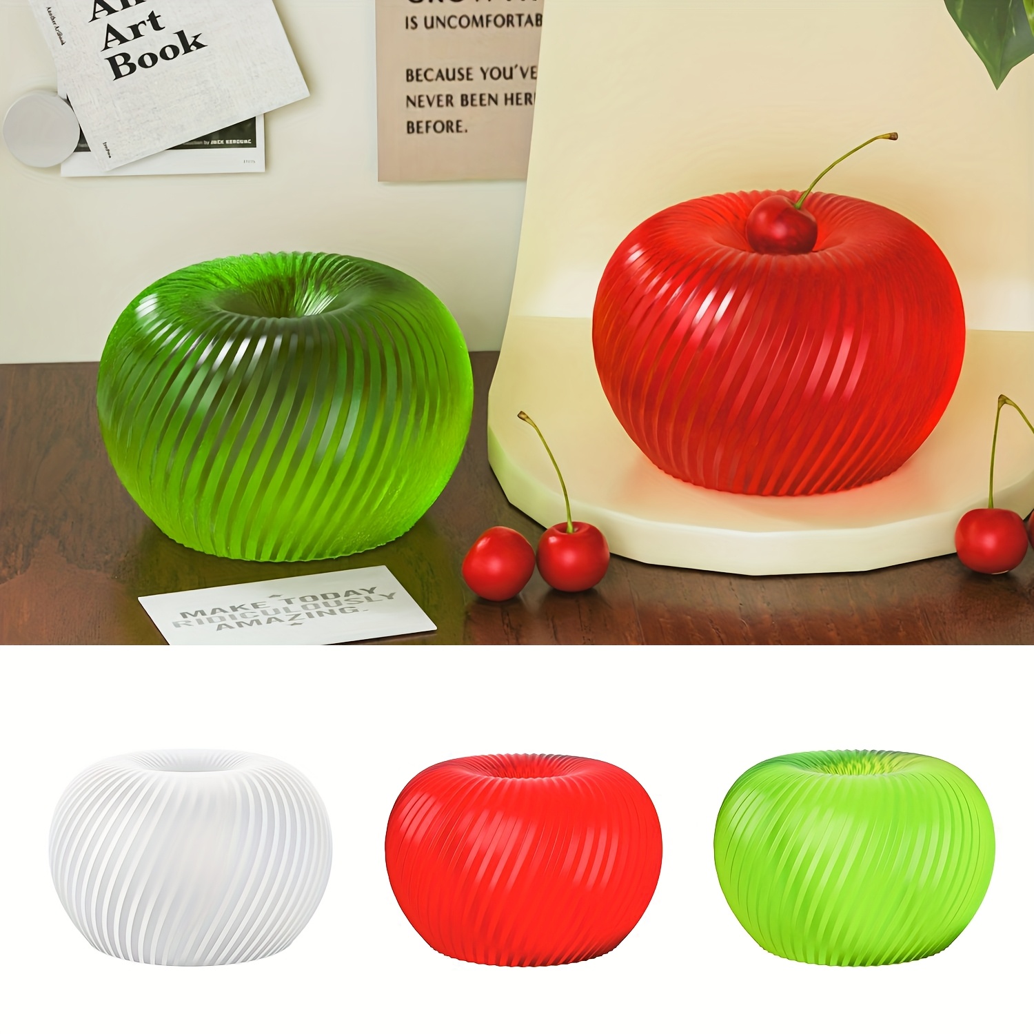 Een trendy rode appelvormige s - Candle Making Tools recensie en prijs