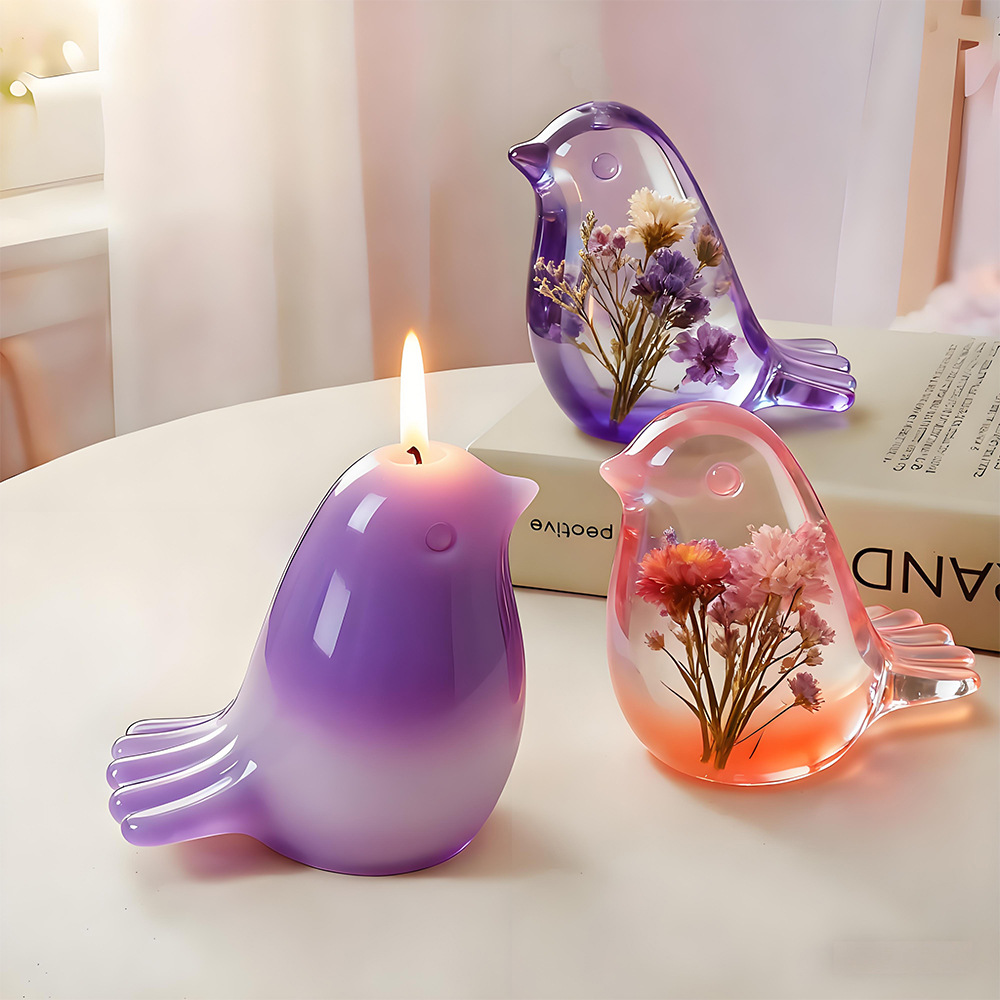 Kleine dikke vogel kaars silic - Candle Making Fat recensie en prijs