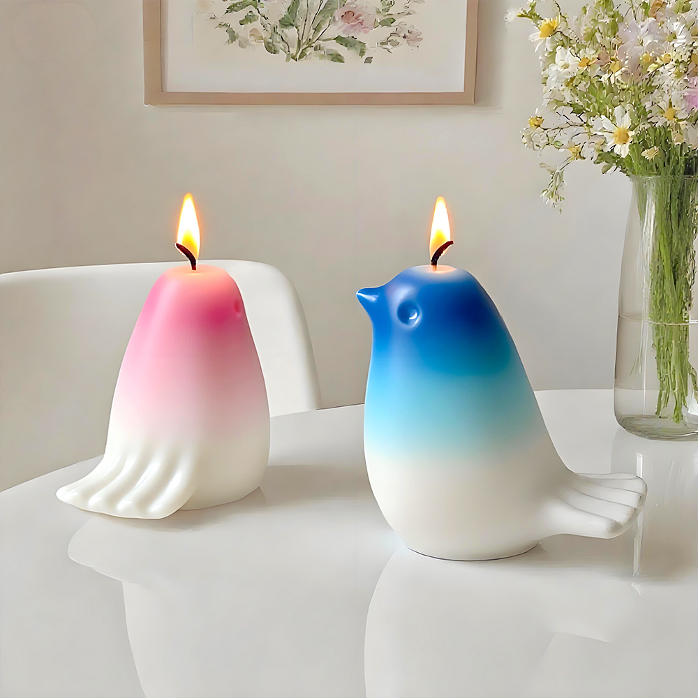 Kleine dikke vogel kaars silic - Candle Making Fat recensie en prijs