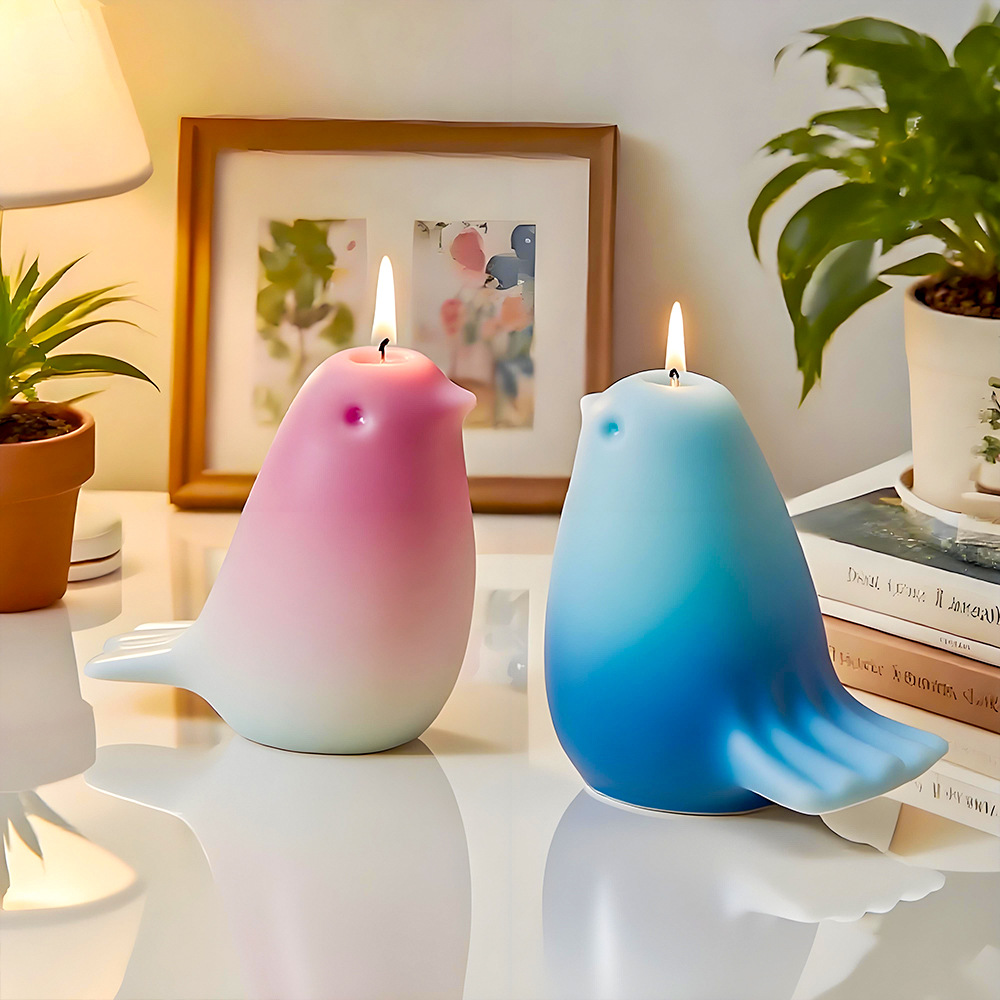 Kleine dikke vogel kaars silic - Candle Making Fat recensie en prijs
