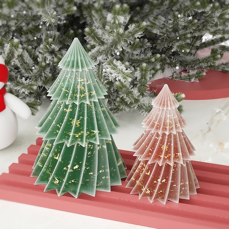 2 maten 3D geplooide kerstboom - Xmas Candle Making recensie en prijs