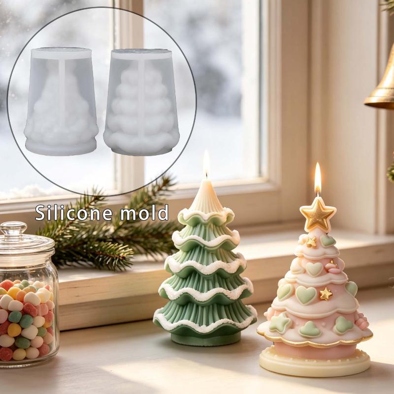 DIY Kerstboom siliconen mal de - Xmas Candle Making recensie en prijs