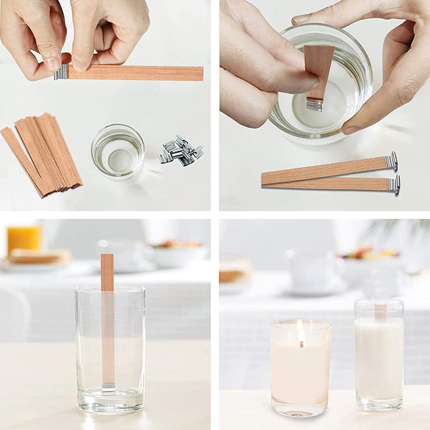 1-5 zakjes natuurlijke houten  - Wood Wick Crackle recensie en prijs