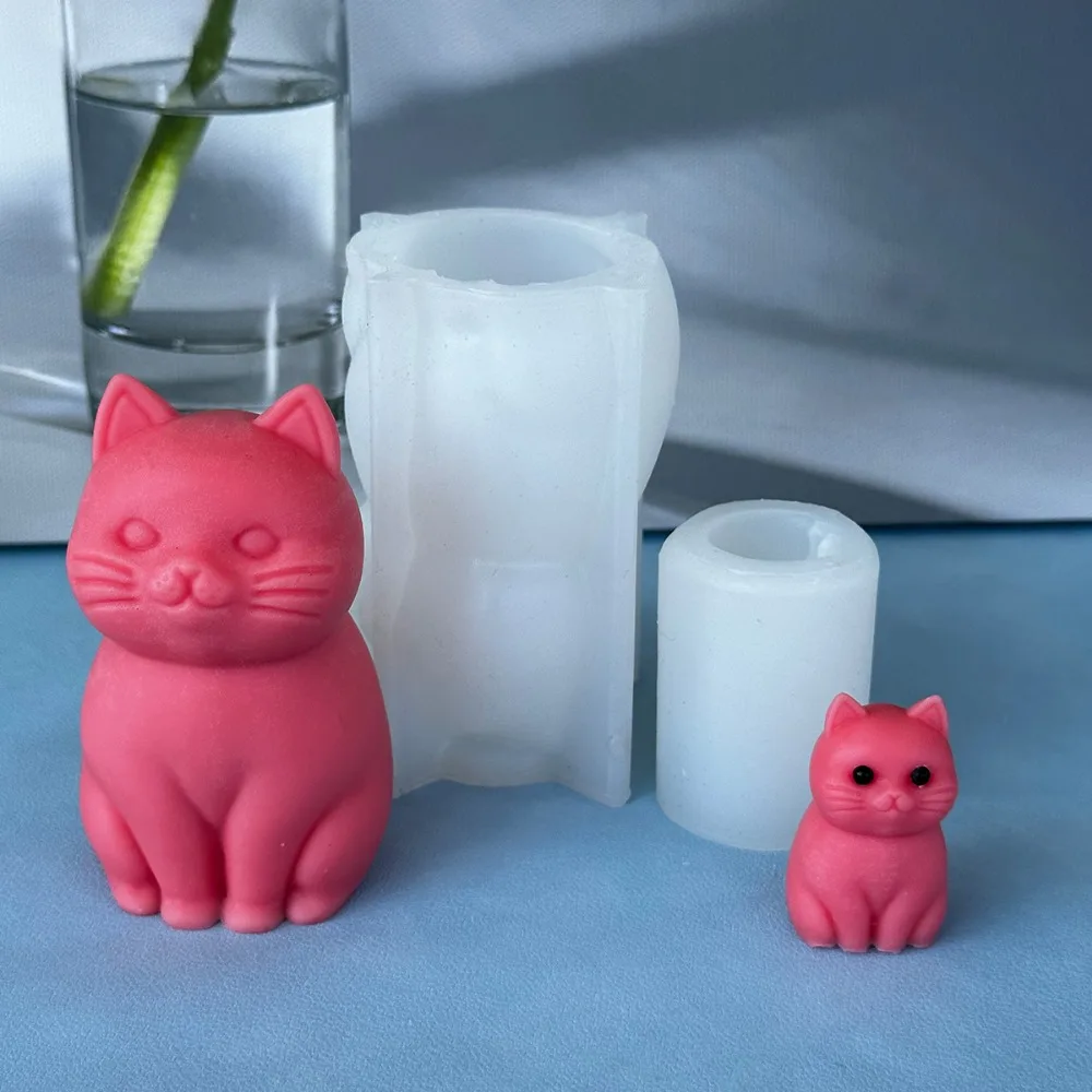3D dikke kat dierlijke silicon - Candle Making Fat recensie en prijs