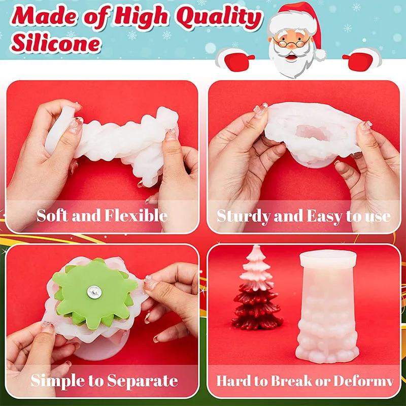 3d Boomvormige Kaars Siliconen - Xmas Candle Making recensie en prijs