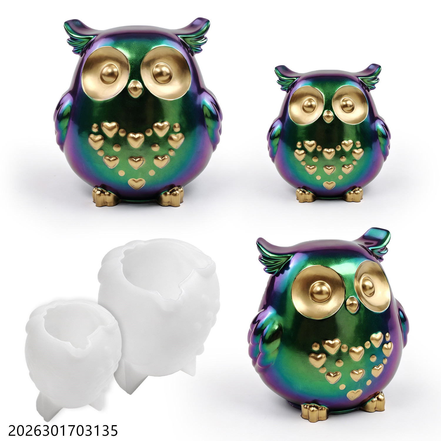 Uil siliconen mal 3D vogelvorm - Candle Making Tools recensie en prijs