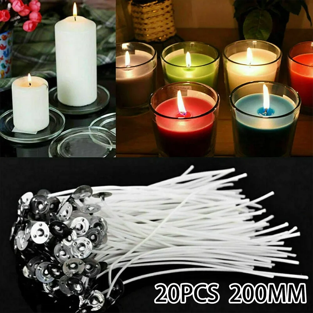 20 Stuks Rookloze Kaars Wieken - Cotton Wick Pre Tabbed recensie en prijs