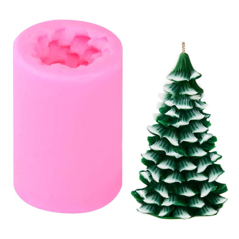 3D Kerstboom Kaars Schimmel Si - Xmas Candle Making recensie en prijs