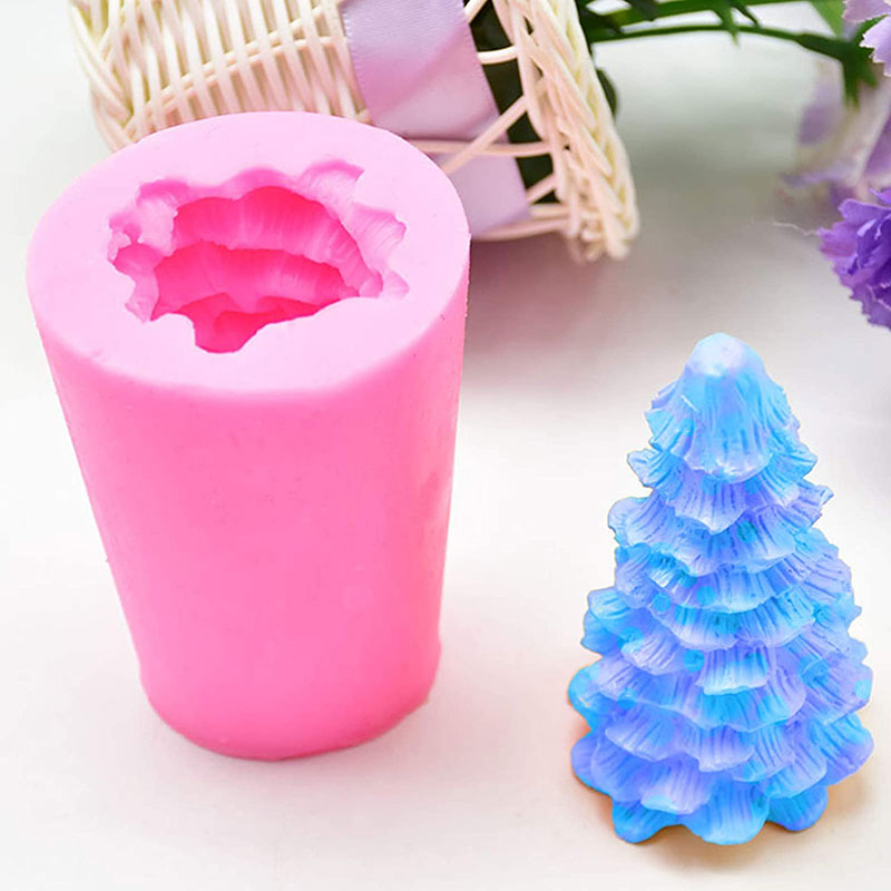3D Kerstboom Kaars Schimmel Si - Xmas Candle Making recensie en prijs
