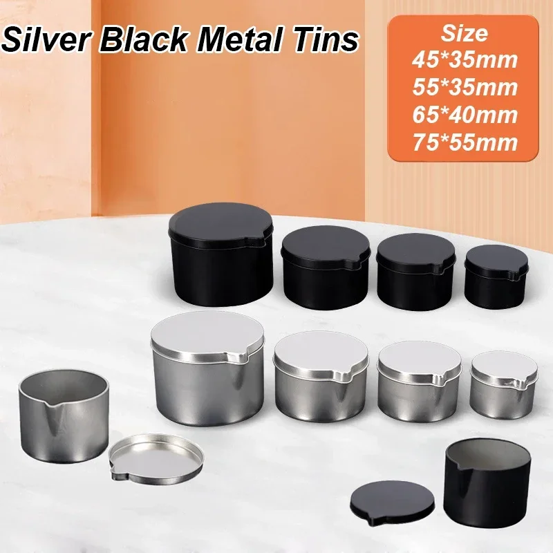 12 Stuks Zilver Zwart Metalen  - Candle Making Vessels recensie en prijs
